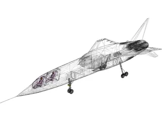 BAC TSR-2 3D Model