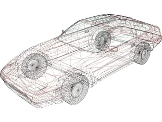 Nissan 300Z (1987) 3D Model