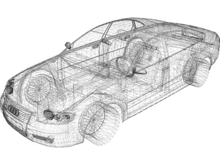 Audi A6 (2004) 3D Model