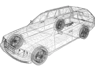 Mercedes-Benz E-Class T-Model 3D Model
