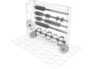 Abacus 3D Model