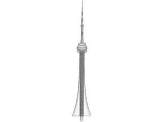 Tower CN Toronto 3D Model