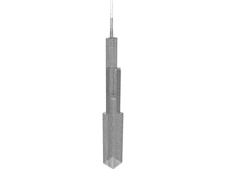 Tower Sears Chicago 3D Model