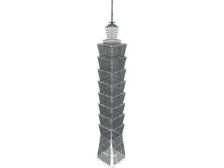 Tower Taipei 3D Model