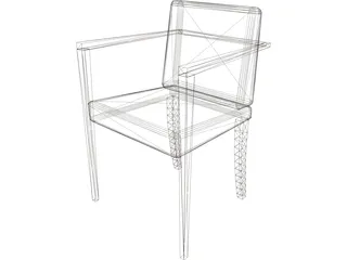 Chair Frenchline 3D Model