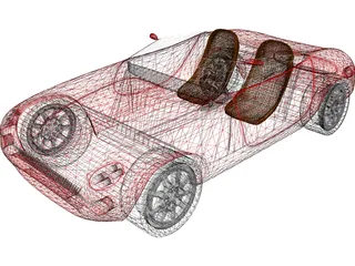 Jaguar F-Type Concept 3D Model