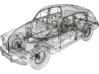 Gaz M20 3D Model