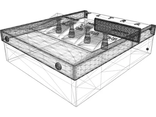 Remote Ultrasonic Old 3D Model