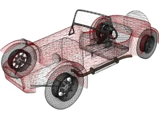 Lotus Super Seven 3D Model