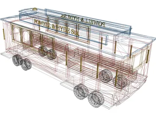 Streetcar San Francisco 3D Model