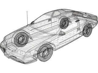 Ford Thunderbird (1996) 3D Model