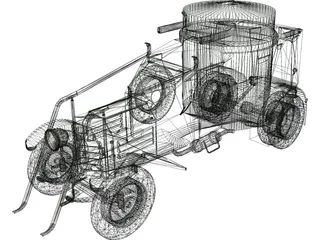 Lancia LZM 3D Model