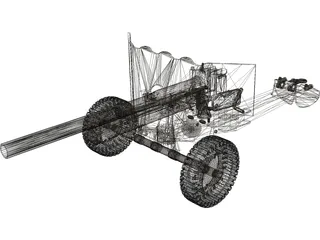 Canon 6 lb M-1 3D Model