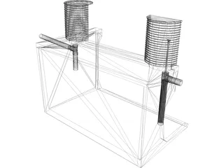 Septic Tank 3D Model