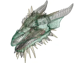 Dragon Head 3D Model