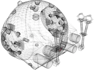 2001 Work Pod 3D Model