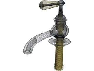 Compression Faucet 3D Model