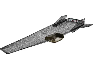 NASA X-43 3D Model