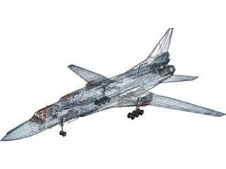 Tupolev Tu-22 Blinder 3D Model