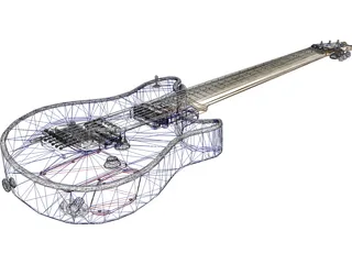 Peavey Wolfgang Eddie Van Halen Guitar 3D Model