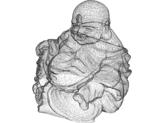 Buddha Sitting 3D Model