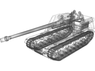 Panzerjager Nashorn 3D Model