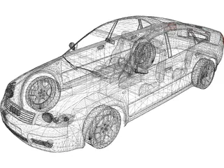 Audi A6 (2000) 3D Model