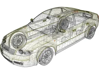 Audi A6 (2002) 3D Model