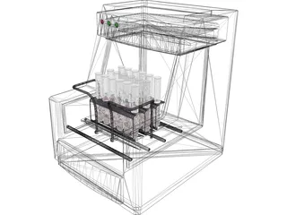 DNA Analyzer 3D Model