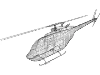 Bell 206 JetRanger 3D Model