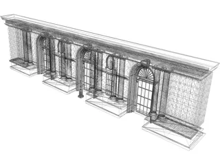 GC Station NYC Frontside 3D Model