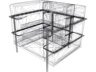 Corbusier Chair 3D Model