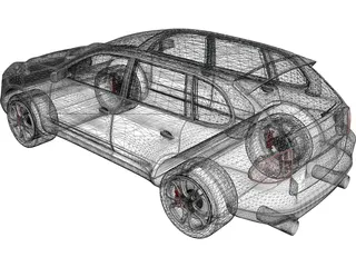Porsche Cayenne (2004) 3D Model