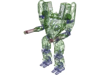 Mauler Battletech 3D Model