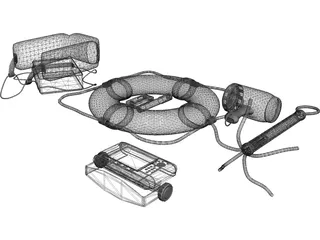 Boating Supply (Safety Equipment) 3D Model