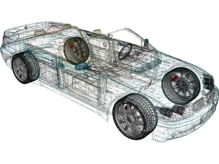 BMW 7-series Convertible 3D Model