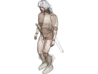 Conan the Barbarian 3D Model