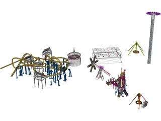 Amusement Park 3D Model