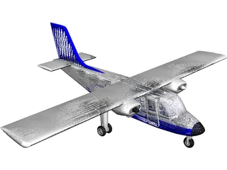 Britten Norman Islander/Defender 3D Model