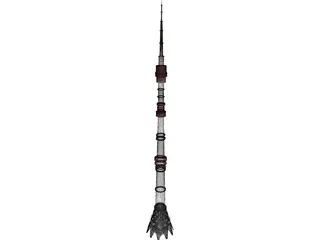 Television Tower 3D Model