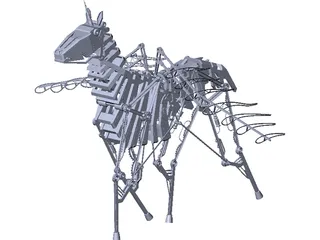 Mechanical Horse 3D Model