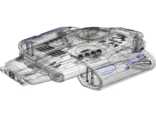 Star Trek USS Defiant 3D Model