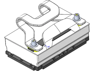 Concept Battery 3D Model