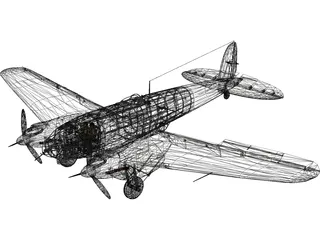 Heinkel He111H 3D Model