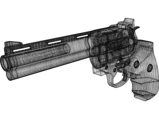 M9 Revolver 3D Model