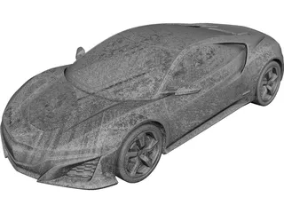 Honda NSX Concept (2013) 3D Model