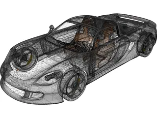 Porsche Carrera GT 3D Model