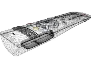 TV Remote Controller 3D Model