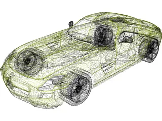 Mercedes-Benz SLS AMG Electric Drive (2014) 3D Model