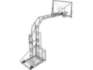 Basketball Stand 3D Model